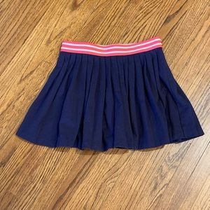 Gymboree Navy Pleated Skirt
